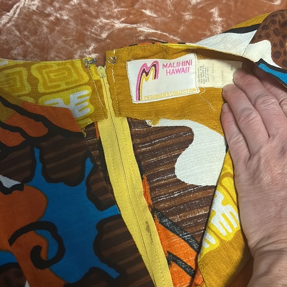 Vintage Malihini Hawaii Mini Dress - Picture 3 of 4